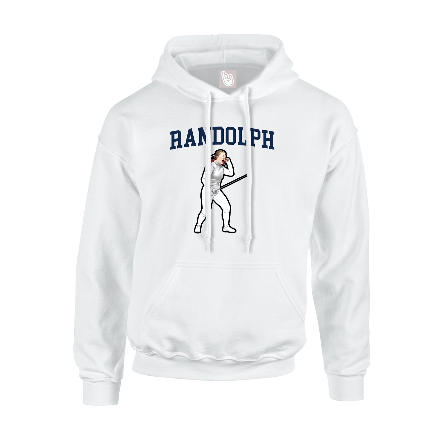 Hoodie — Shirsey in White