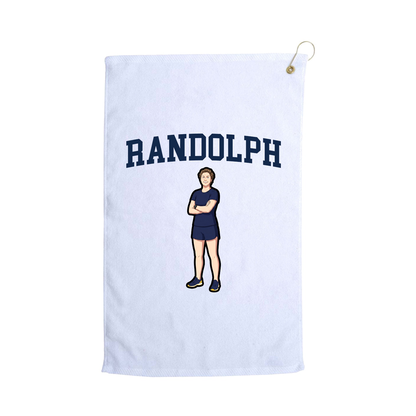 Golf Towel — Shirsey in White