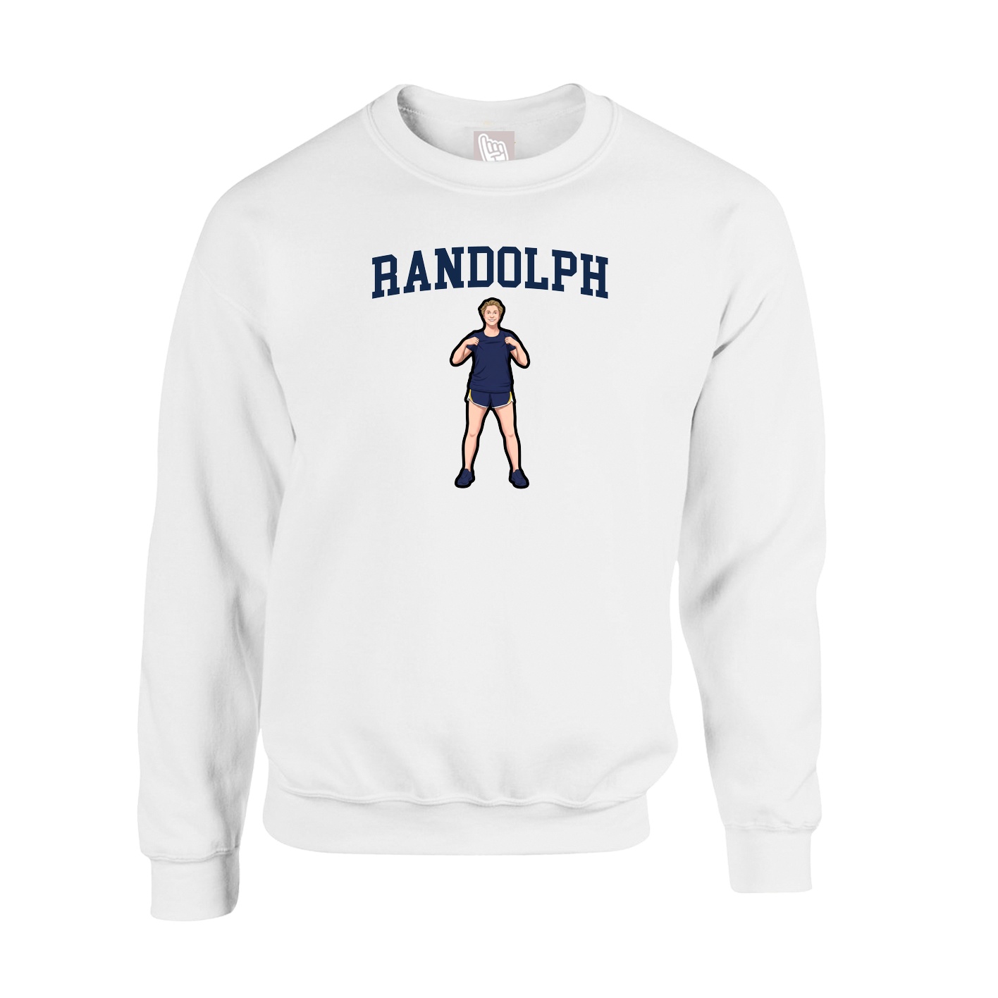 Fleece Crew — Shirsey in White