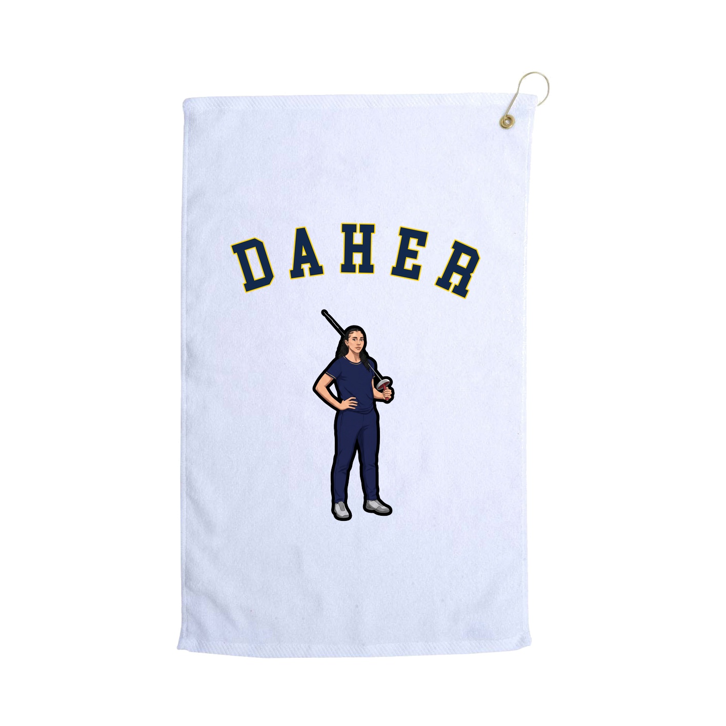 Golf Towel — Shirsey Arch in White