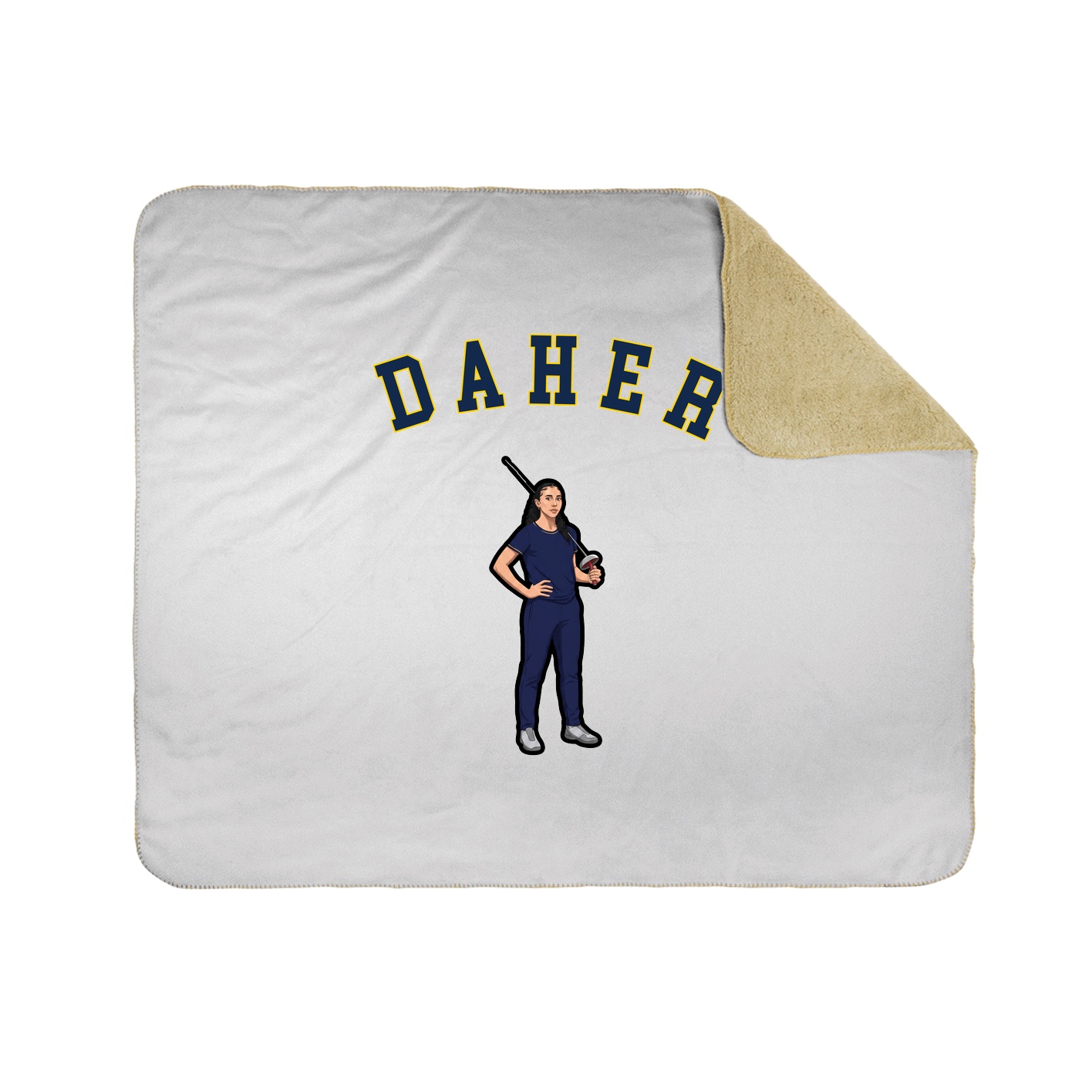 Throw Blanket — Shirsey Arch in White