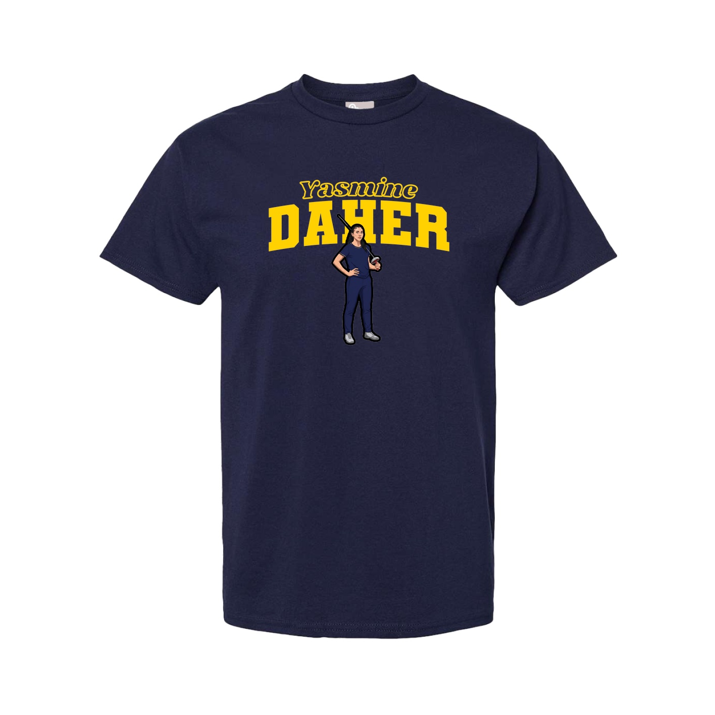 Tee — Name Arch in Navy