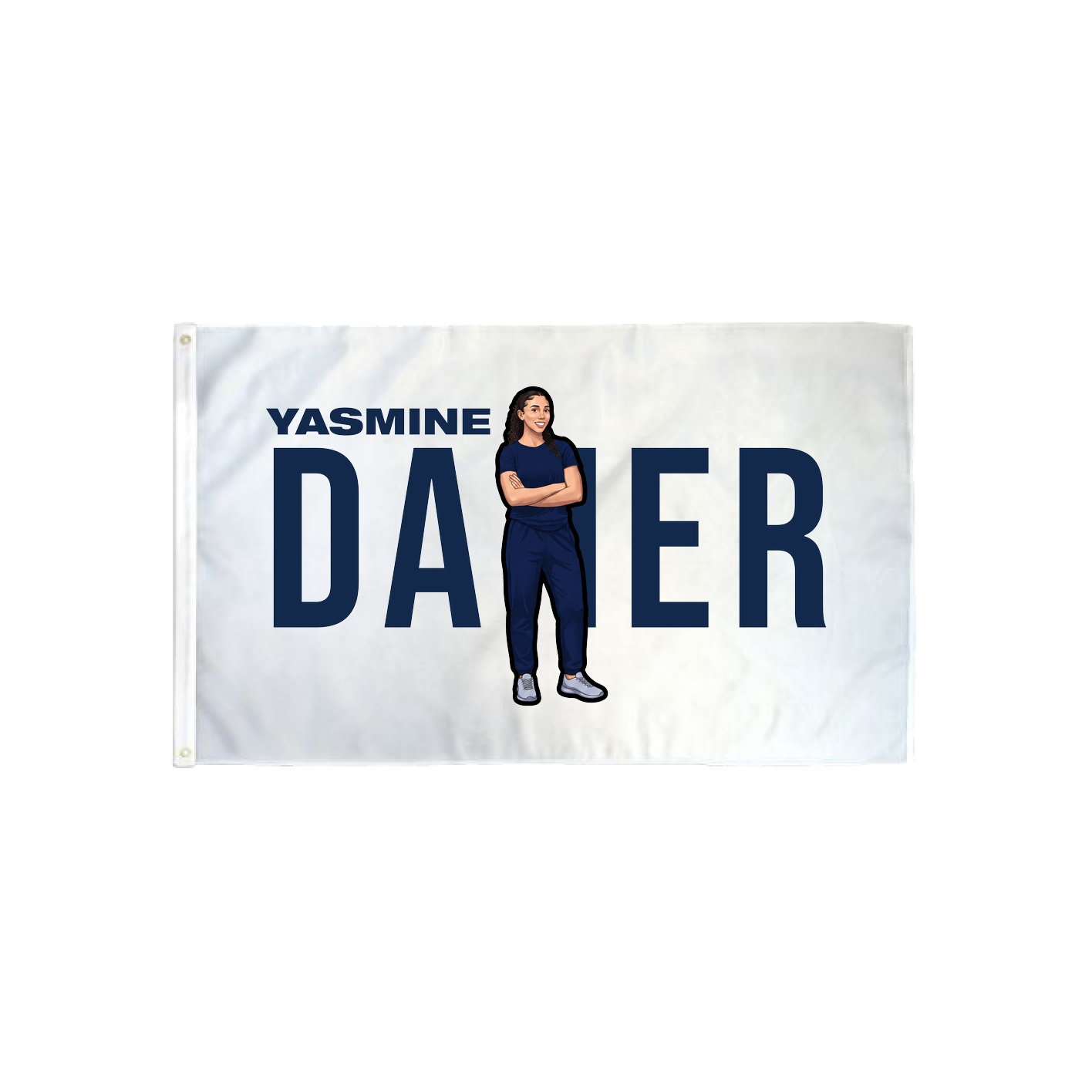 3x5 Flag — Player Name in Classic