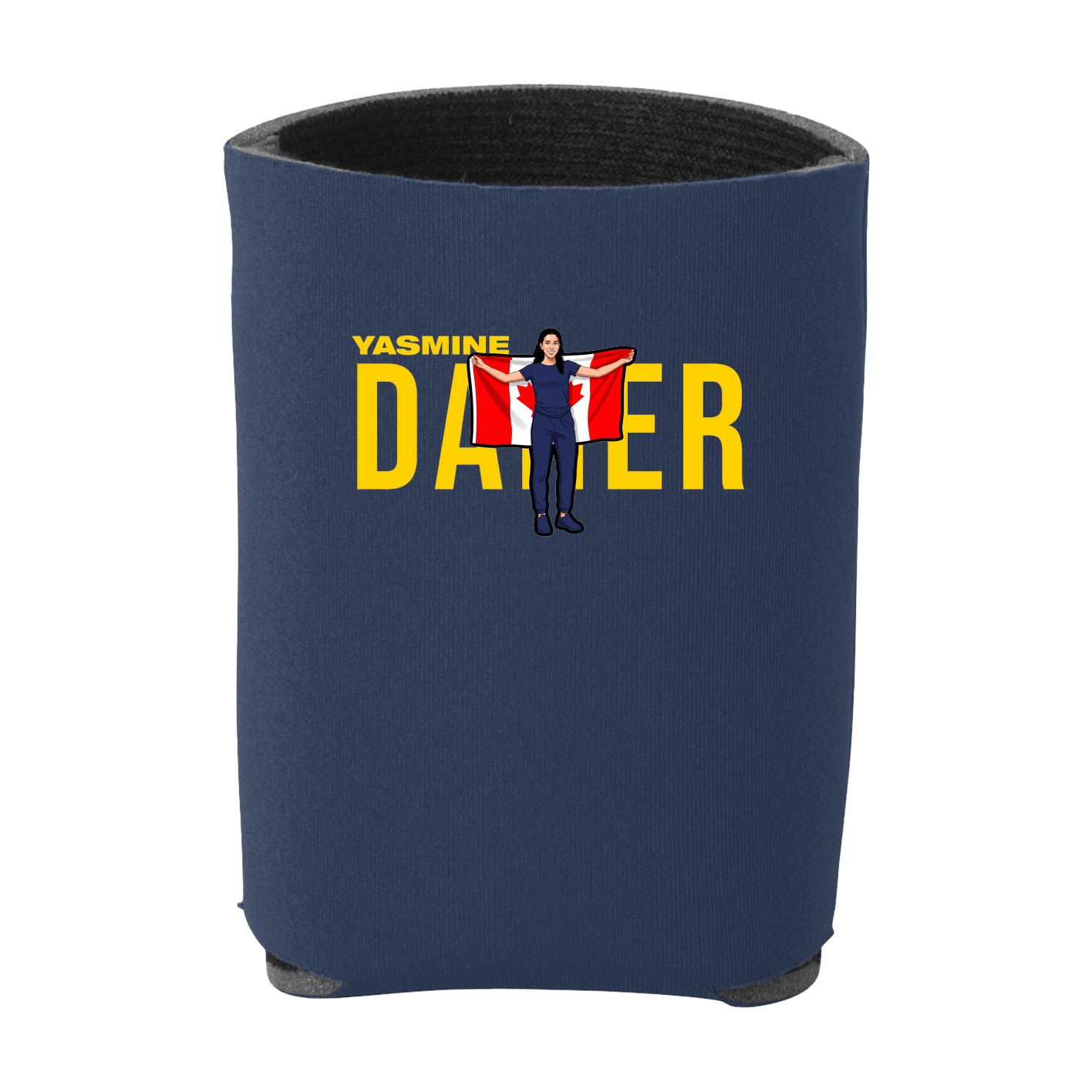 Can Holder — Player Name in Navy