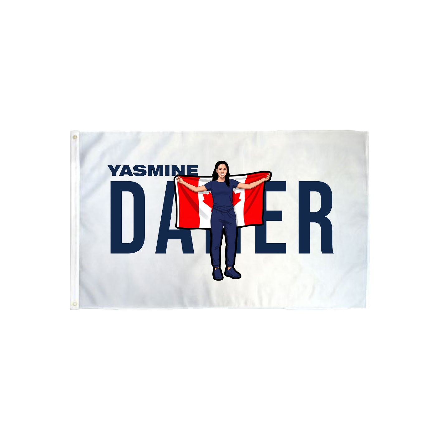 3x5 Flag — Player Name in Classic