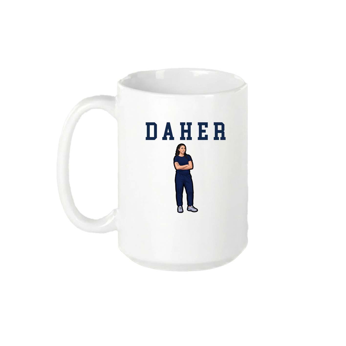 15oz Coffee Mug — Shirsey in White