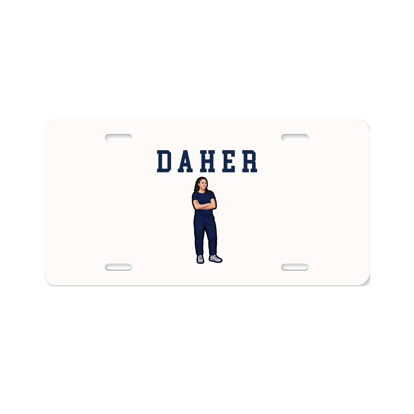 License Plate — Shirsey in Classic