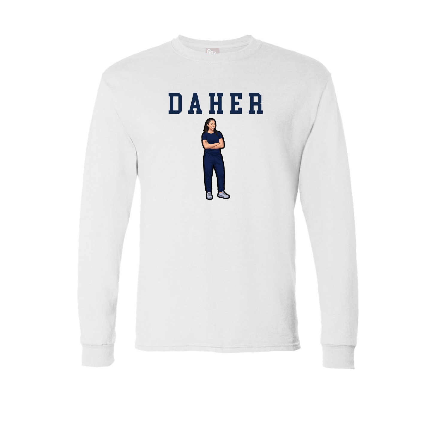 Long Sleeve Tee — Shirsey in White