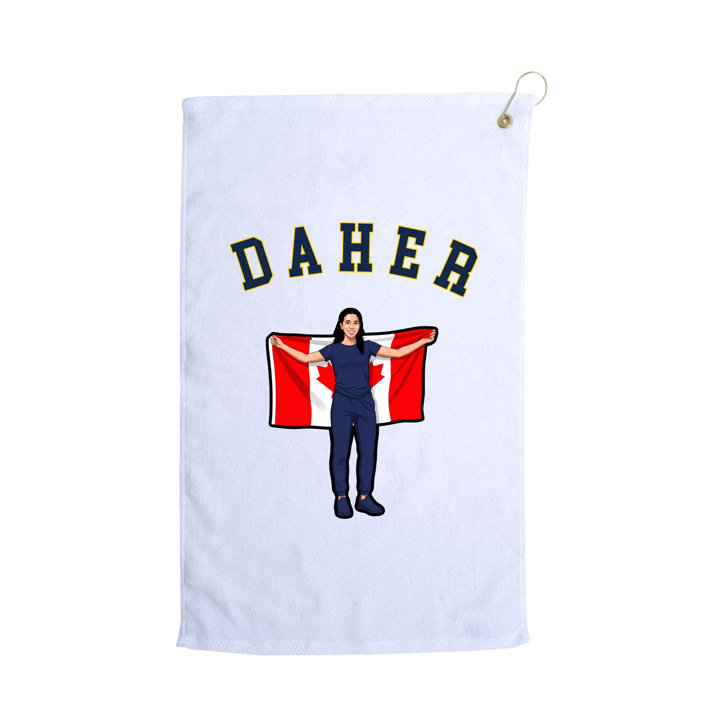 Golf Towel — Shirsey Arch in White