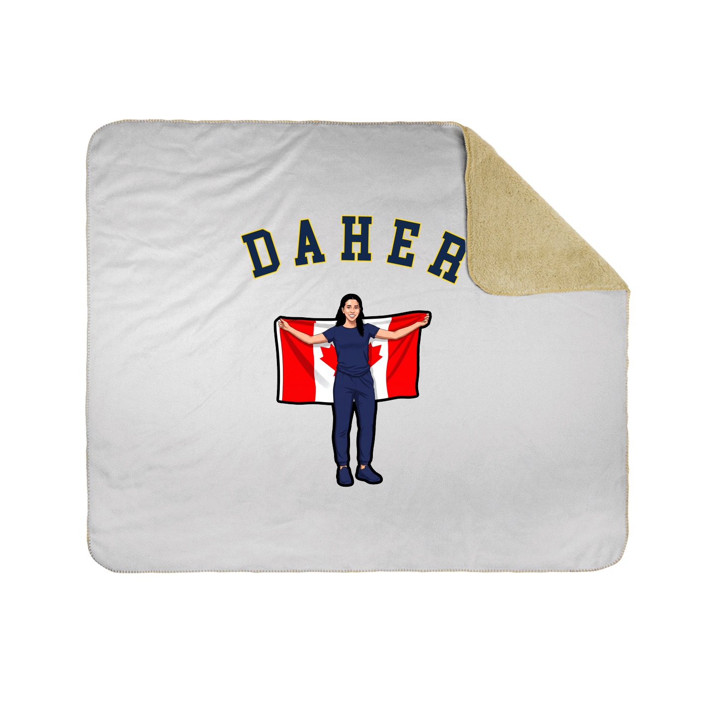 Throw Blanket — Shirsey Arch in White