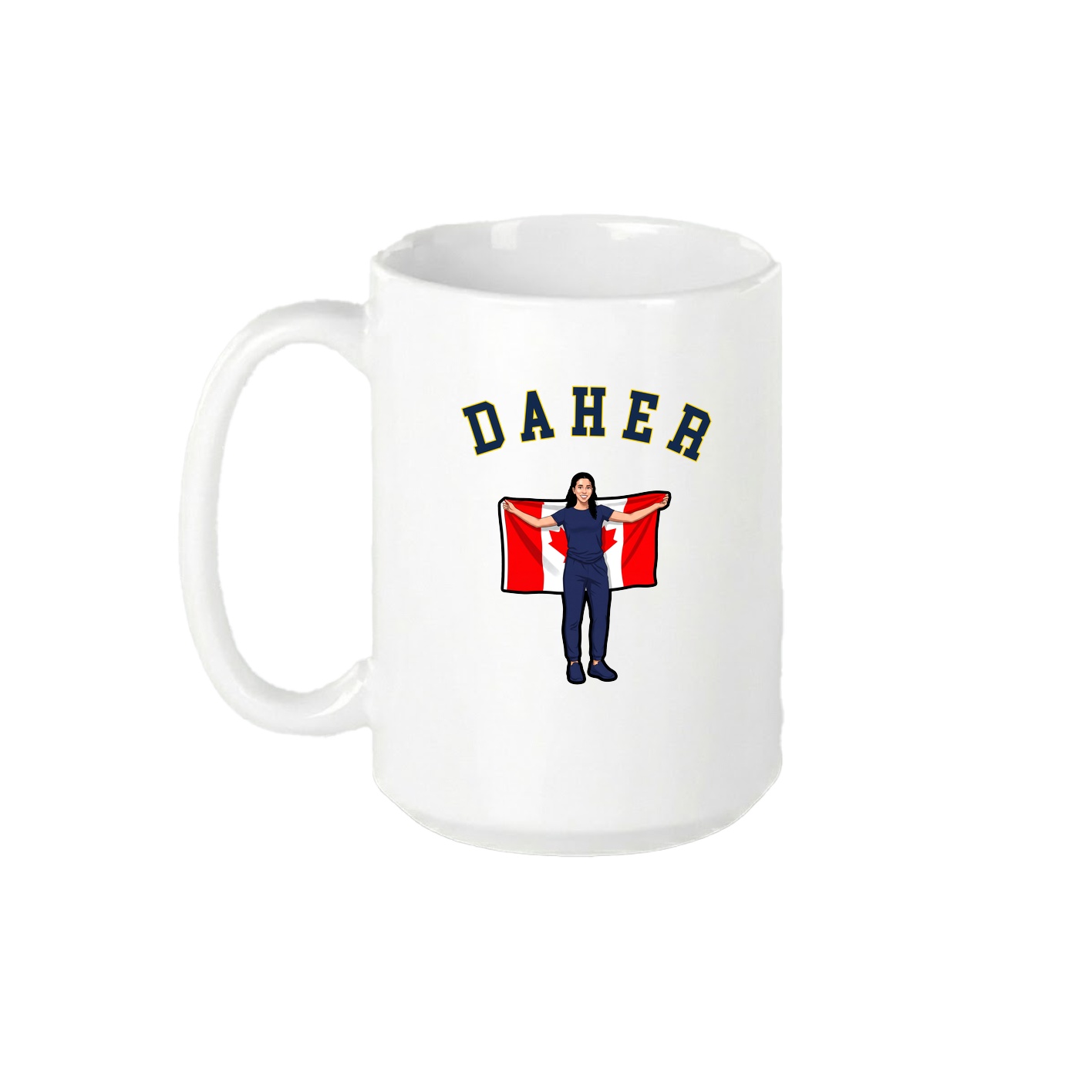 15oz Coffee Mug — Shirsey Arch in White