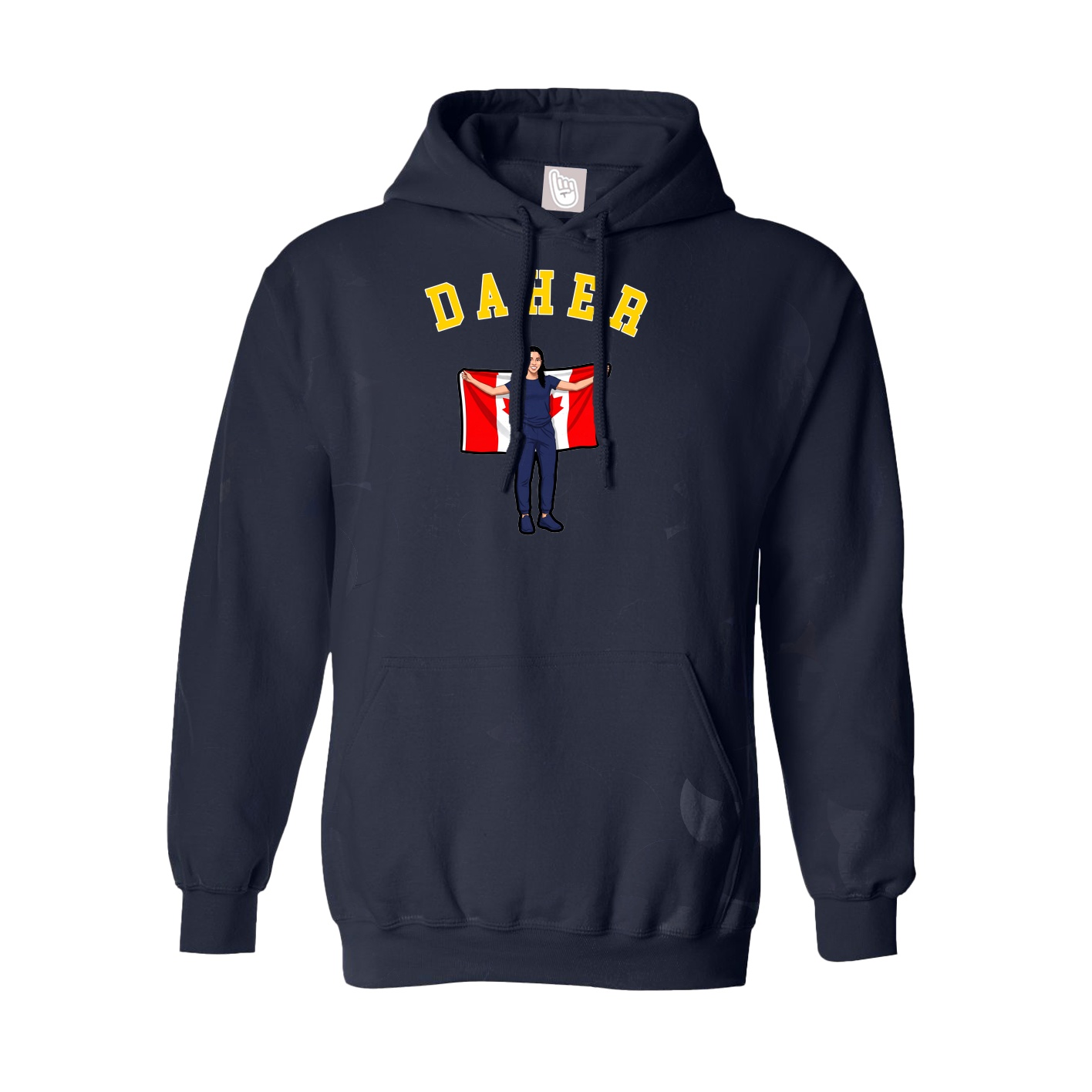 Youth Hoodie — Shirsey Arch in Navy