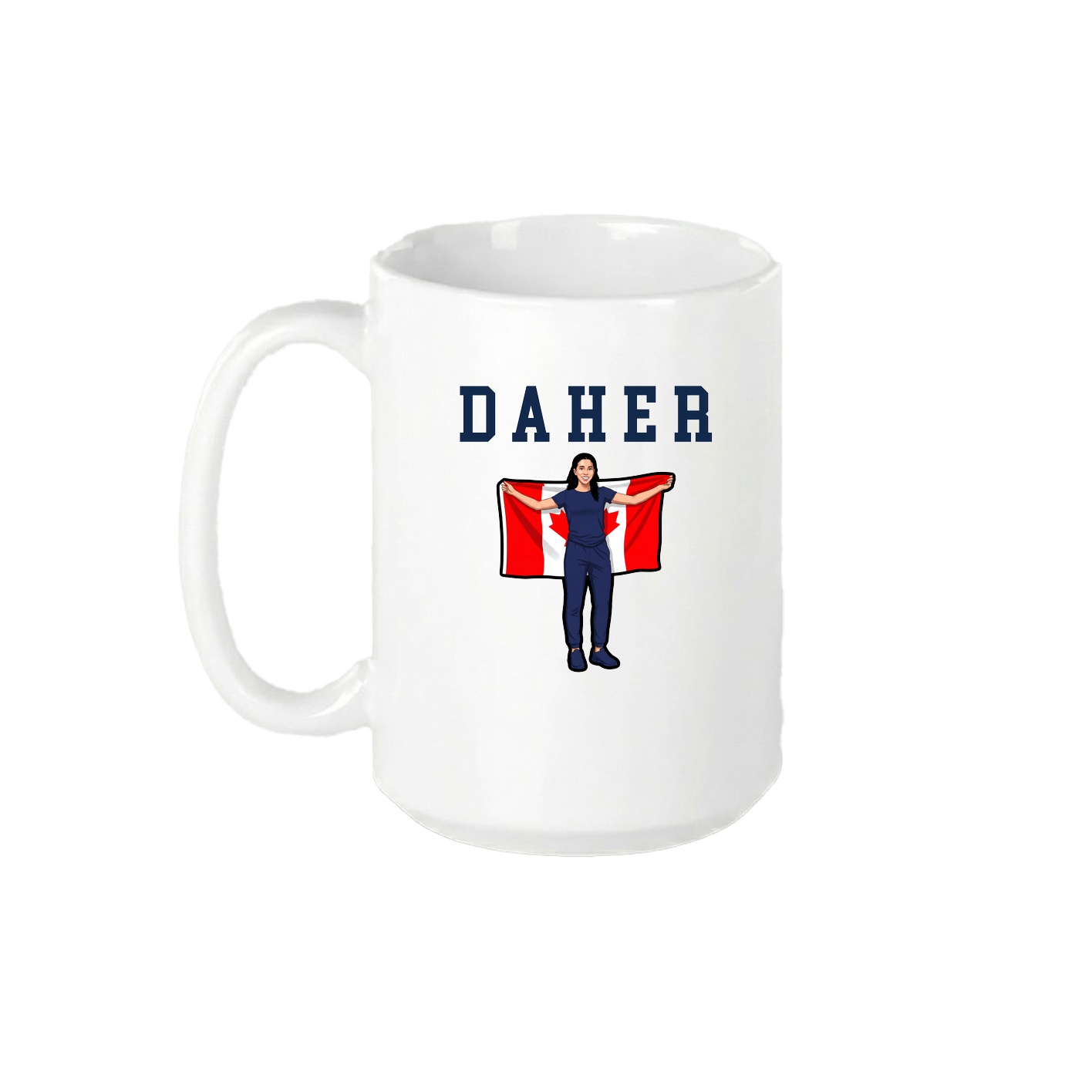 15oz Coffee Mug — Shirsey in White