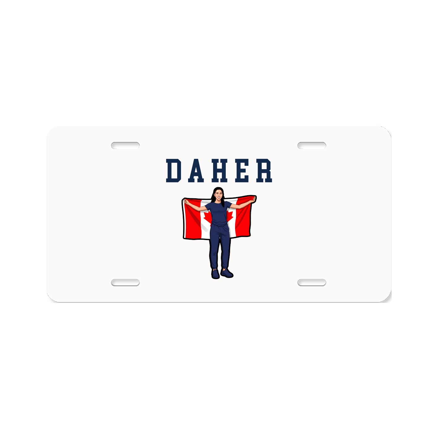 License Plate — Shirsey in Classic