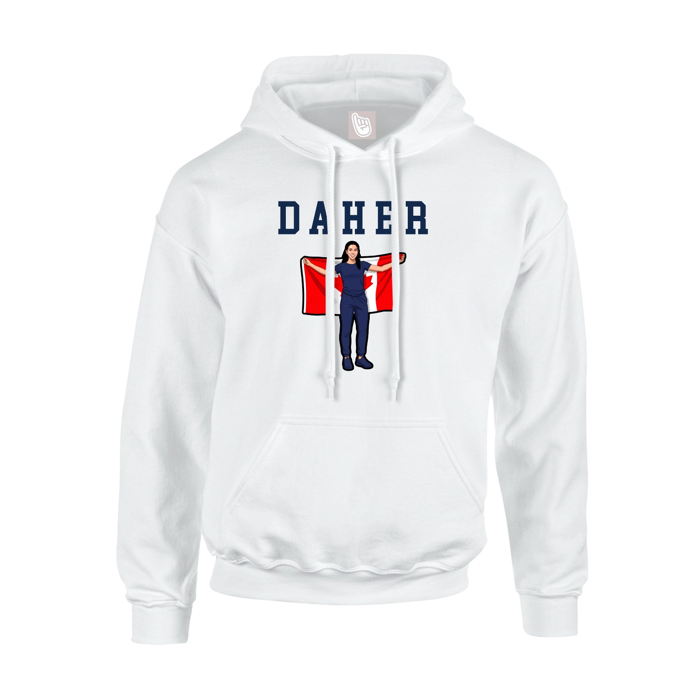 Youth Hoodie — Shirsey in White