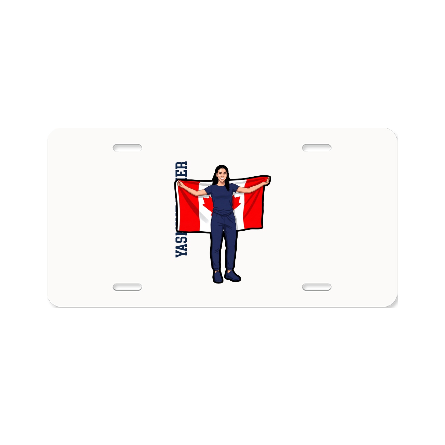Aluminum License Plate