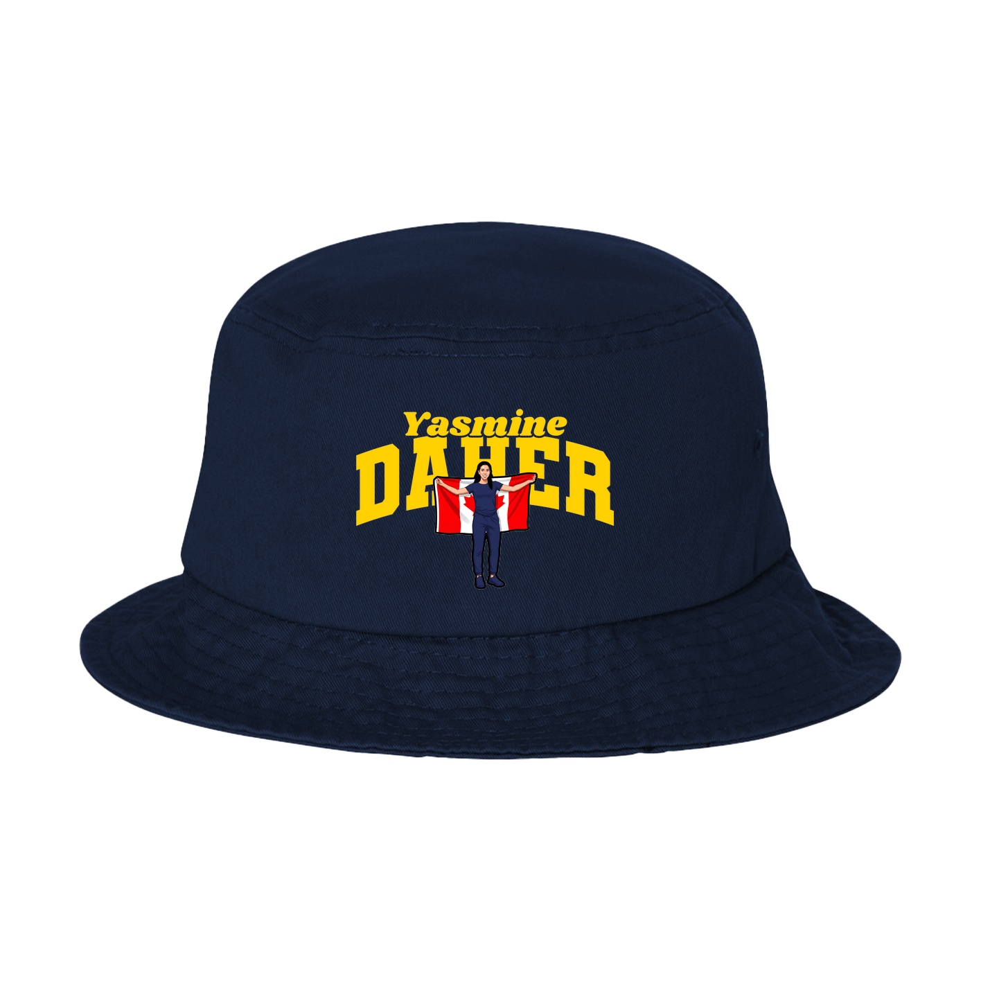 Bucket Cap — Signature Arch in Navy