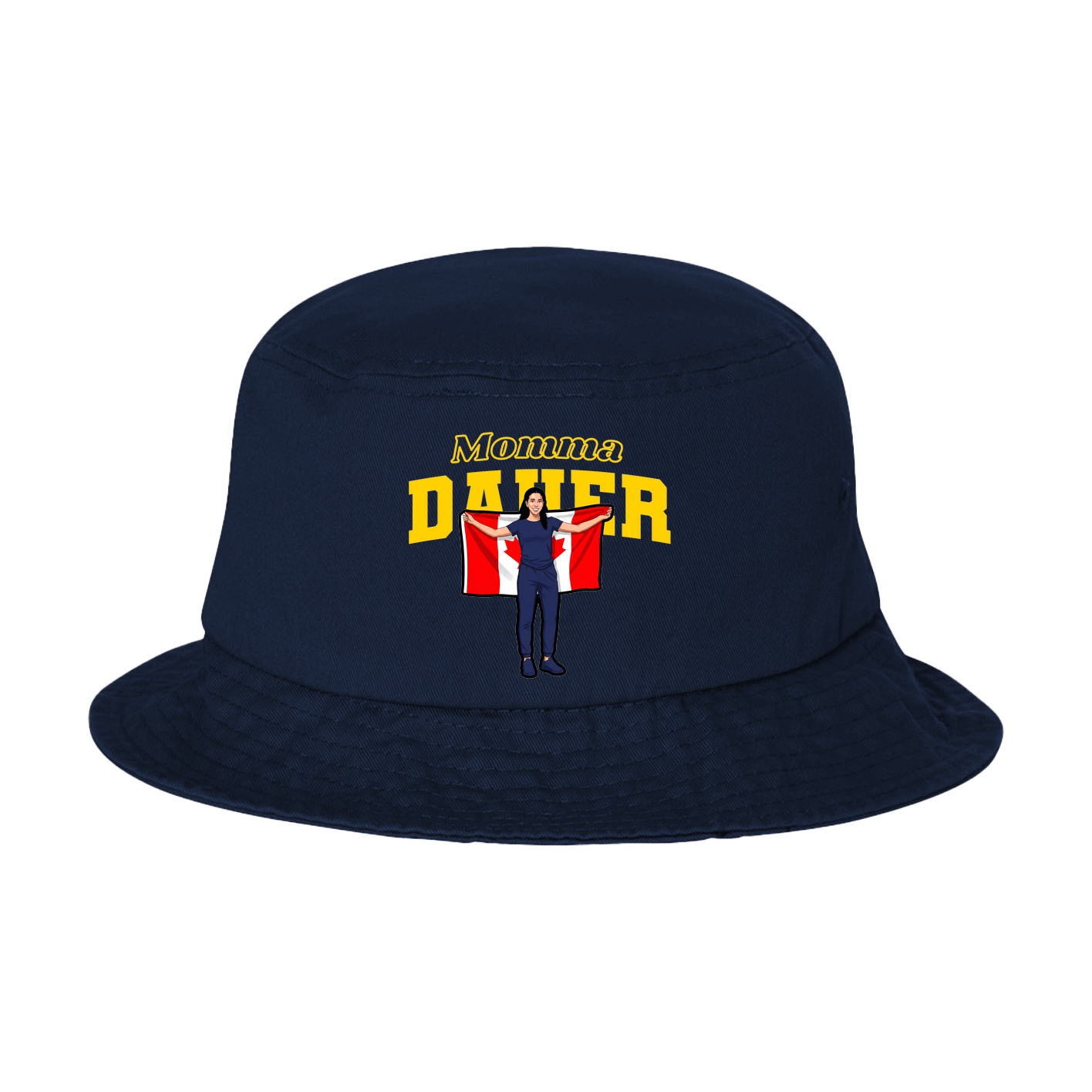 Bucket Cap — Mothers Day Block in Navy