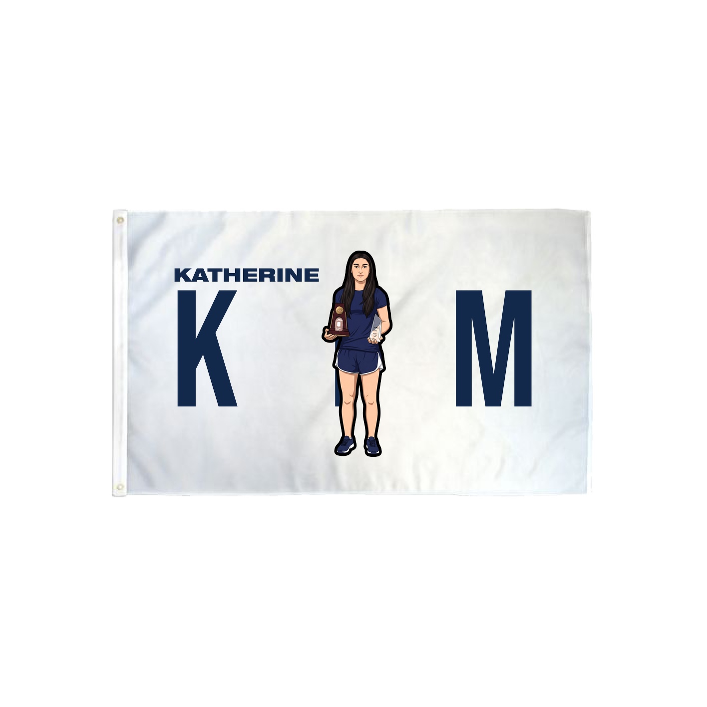 3x5 Flag — Player Name in Classic