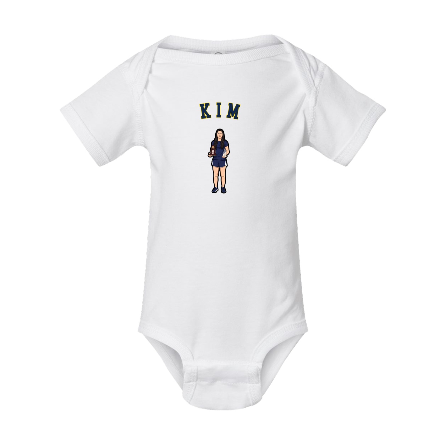 Baby Onesie — Shirsey Arch in White
