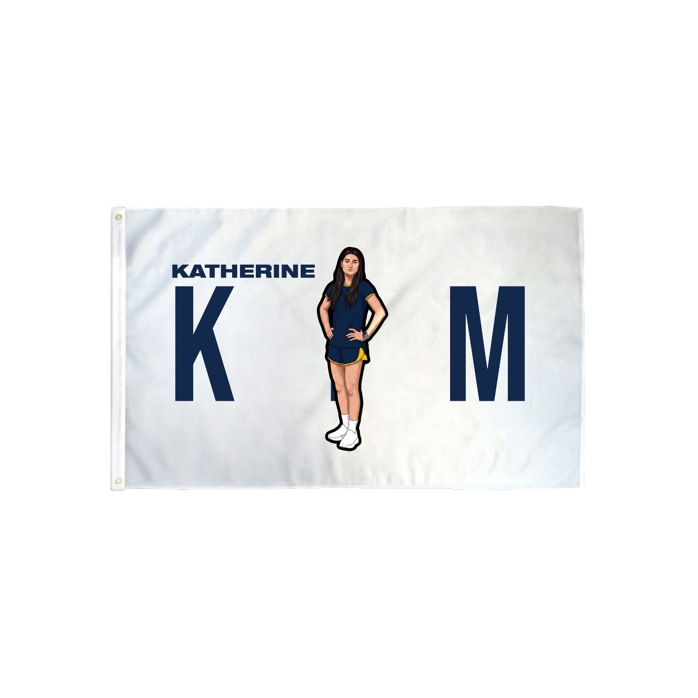 3x5 Flag — Player Name in Classic