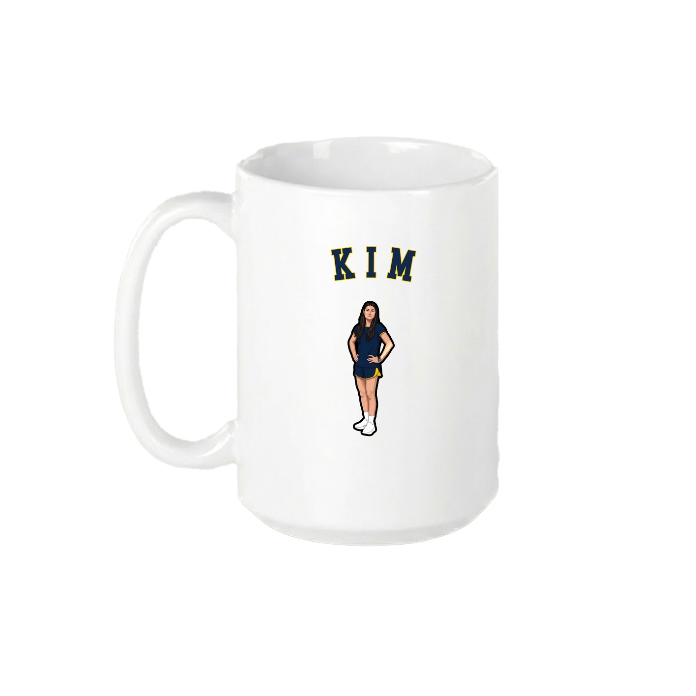15oz Coffee Mug — Shirsey Arch in White