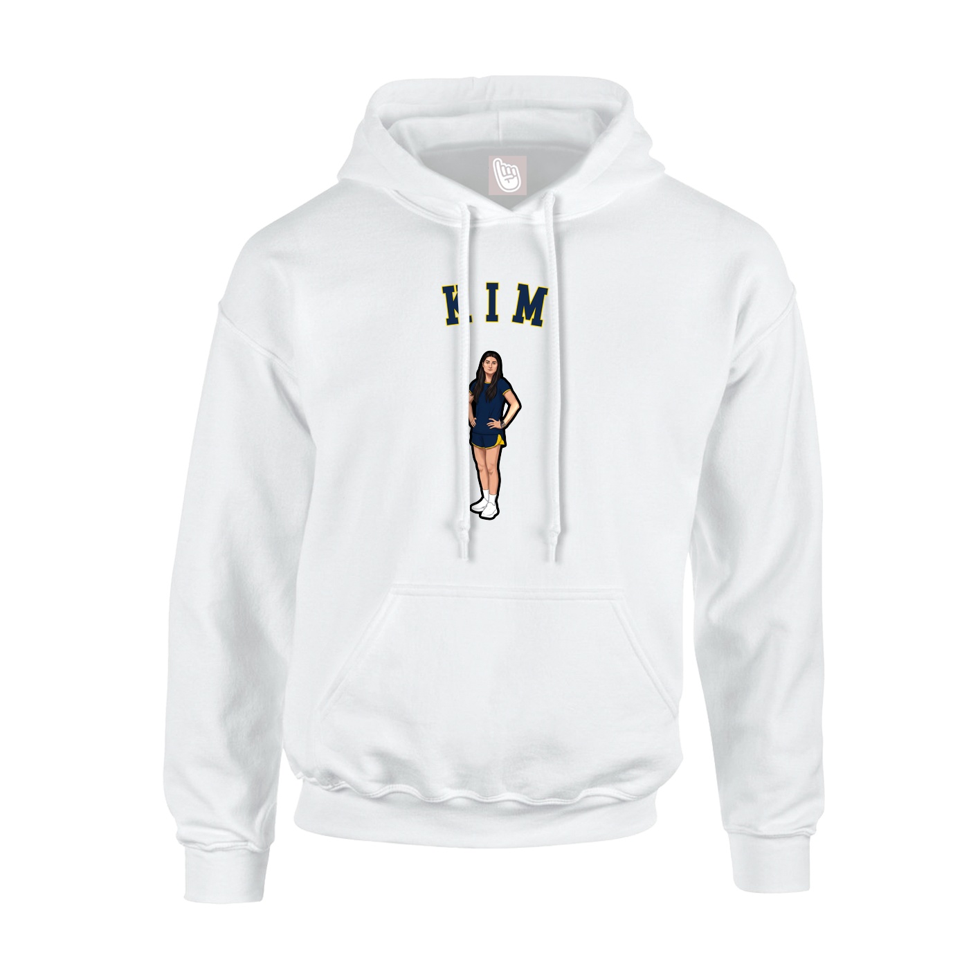 Hoodie — Shirsey Arch in White
