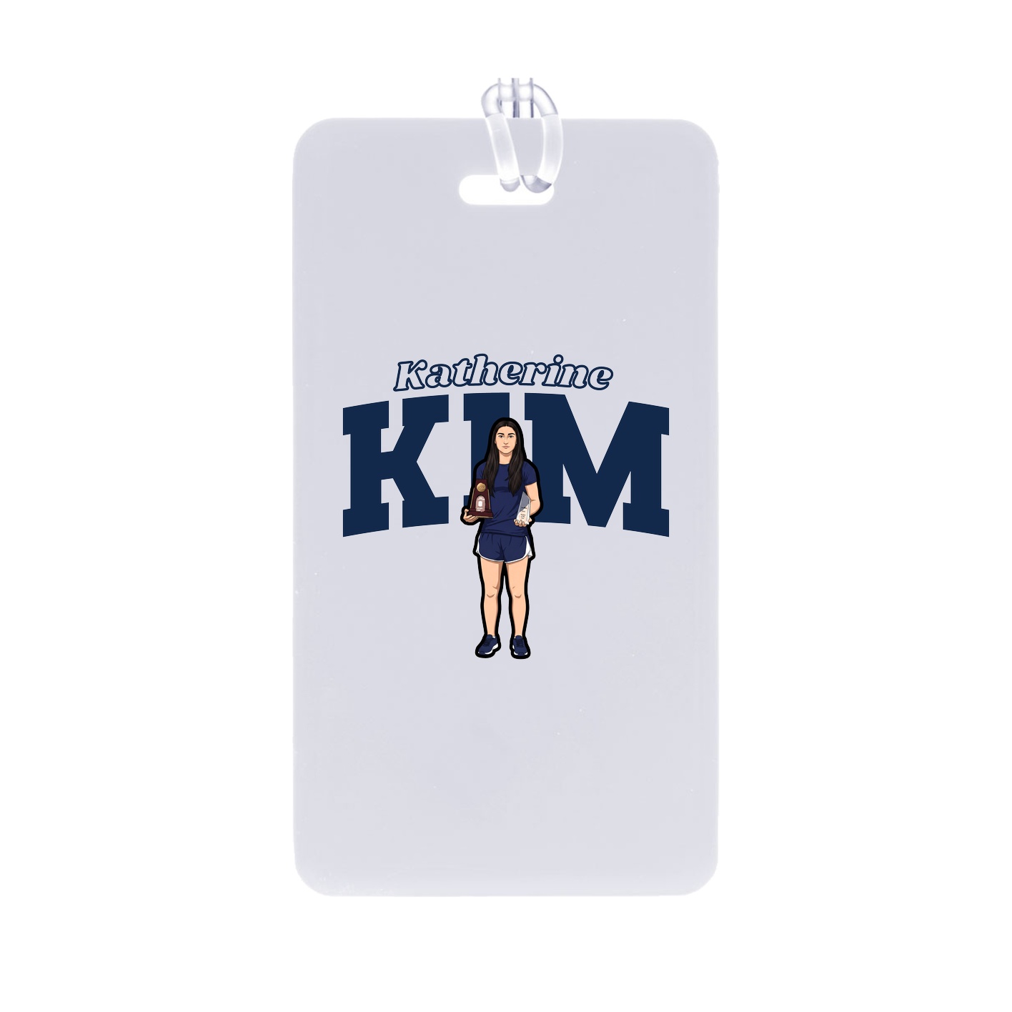 Bag Tag — Name Arch in Classic
