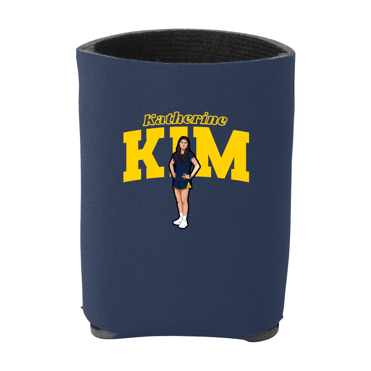 Can Holder — Name Arch in Navy