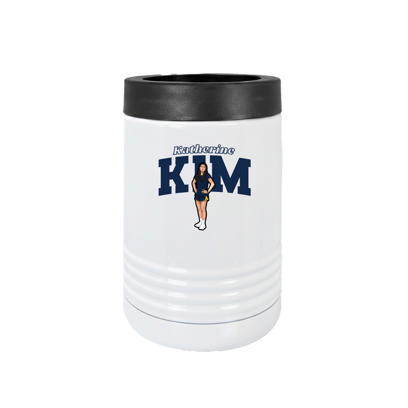 Beverage Holder — Name Arch in White