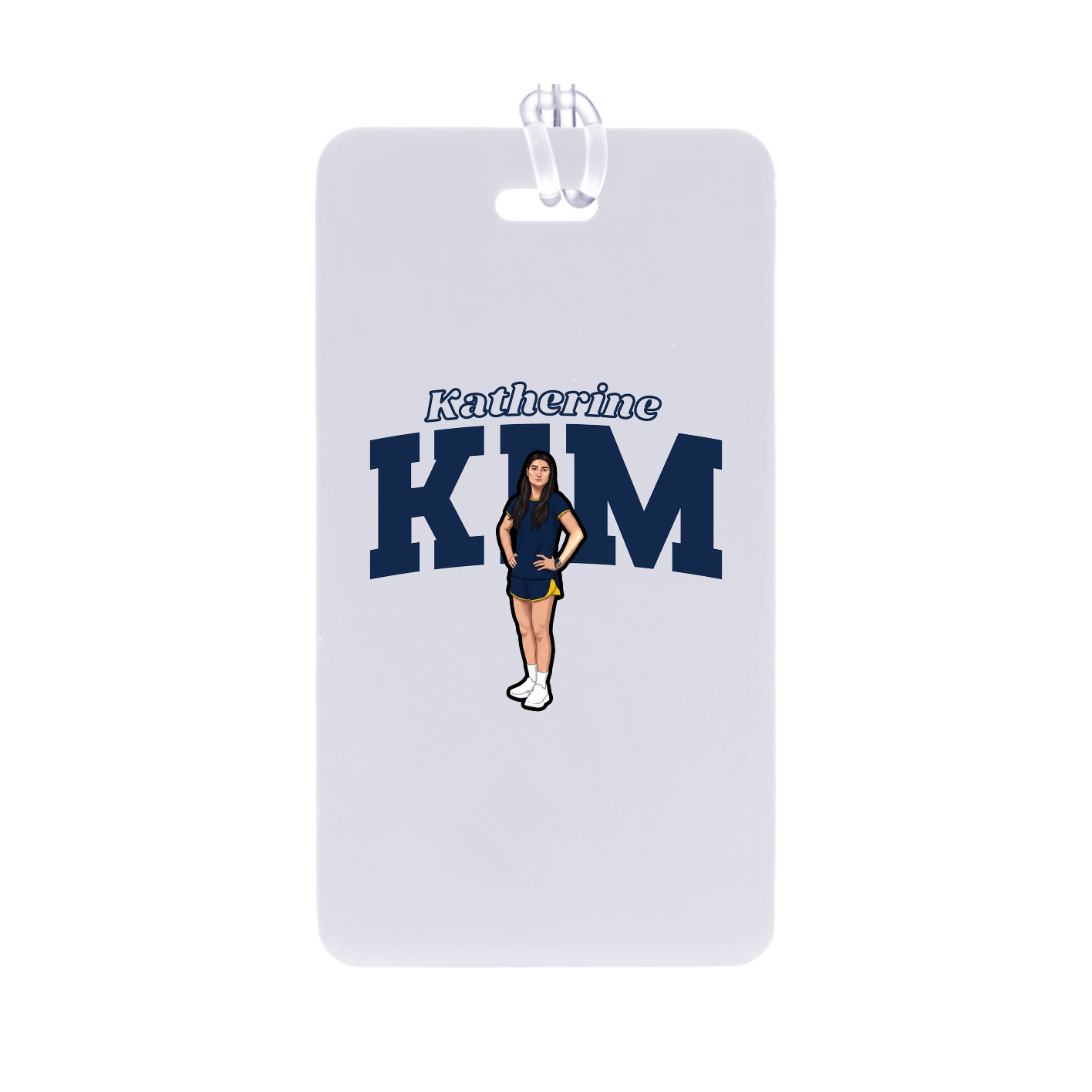 Bag Tag — Name Arch in Classic