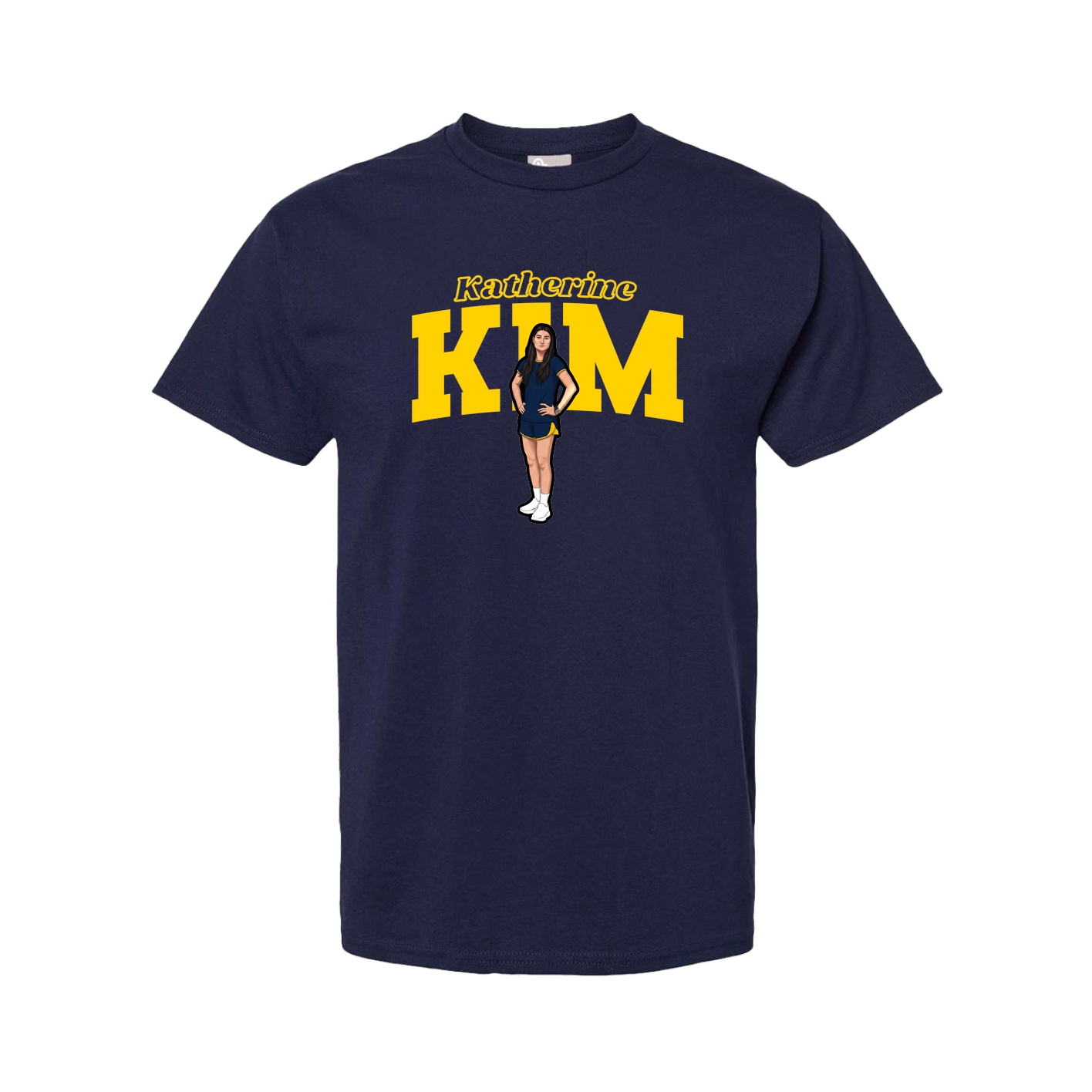 Tee — Name Arch in Navy
