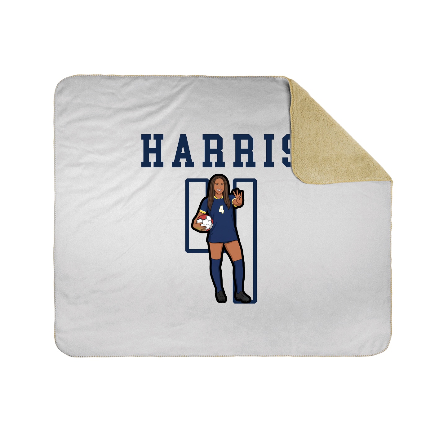 Throw Blanket — Shirsey in White
