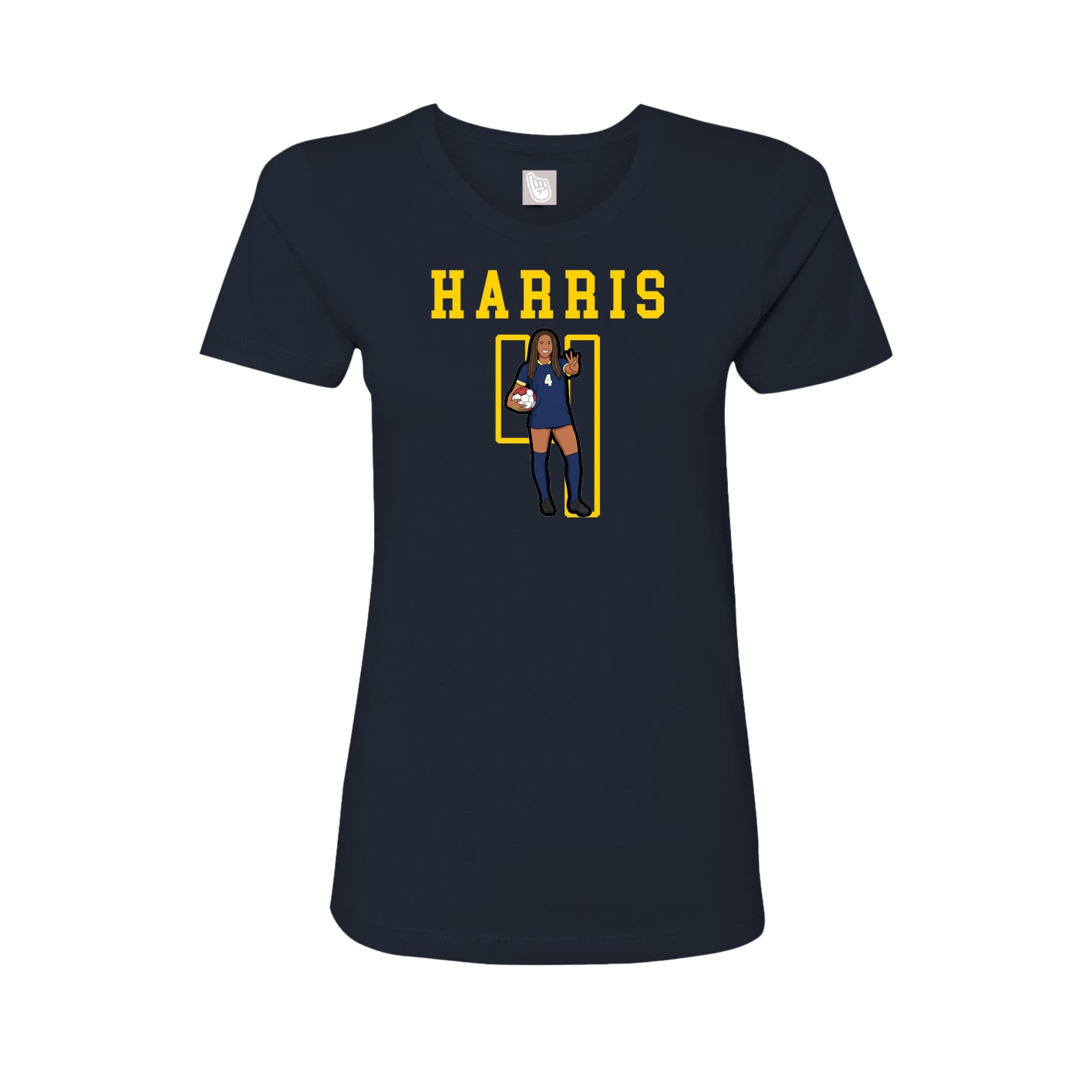 Fitted Women's Tee — Shirsey in Navy