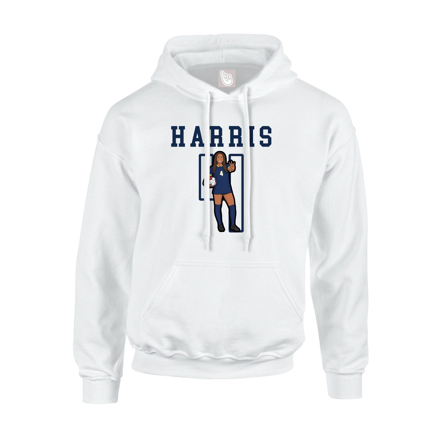Hoodie — Shirsey in White