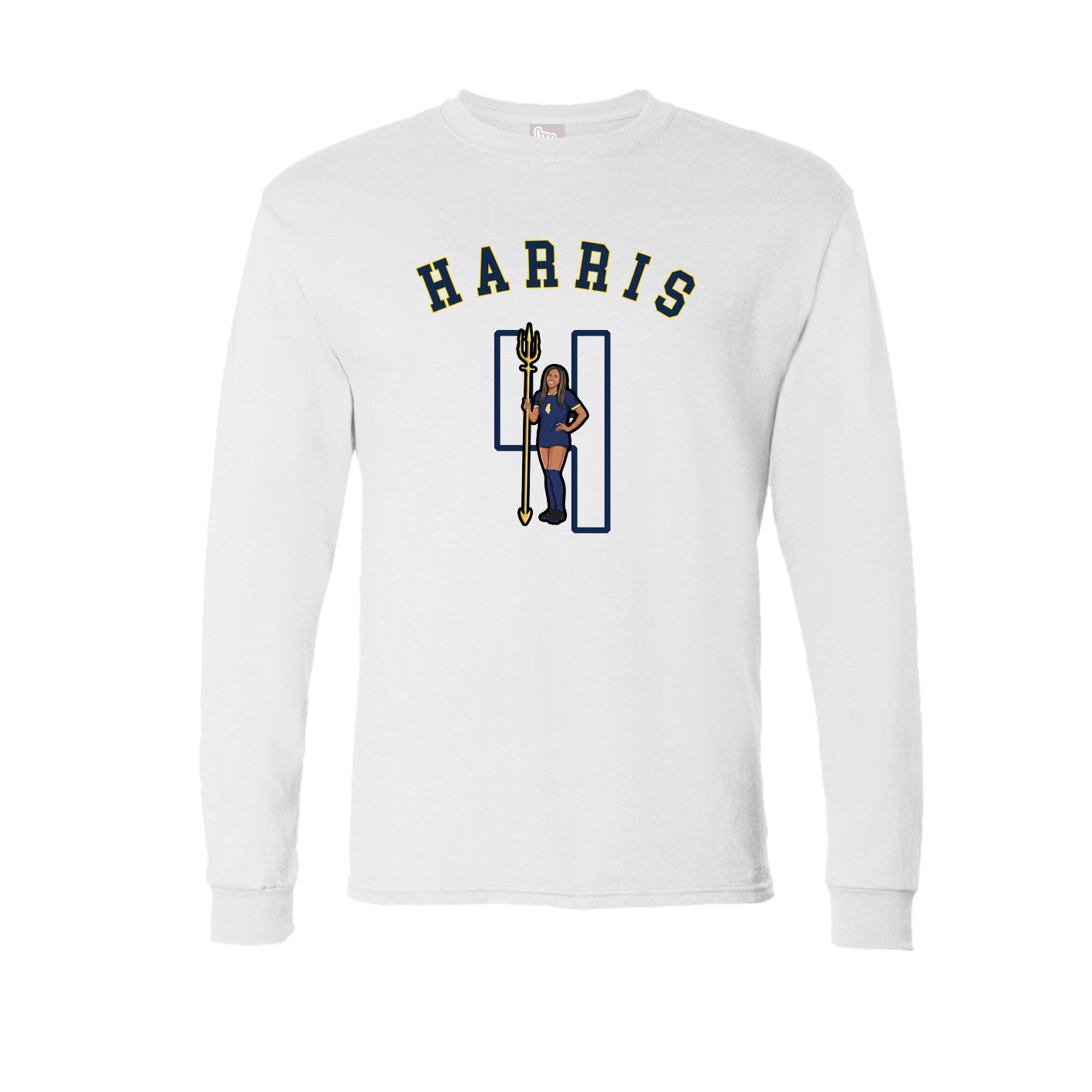 Long Sleeve Tee — Shirsey Arch in White