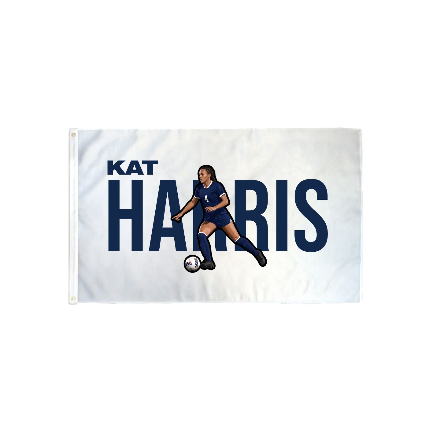 3x5 Flag — Player Name in Classic