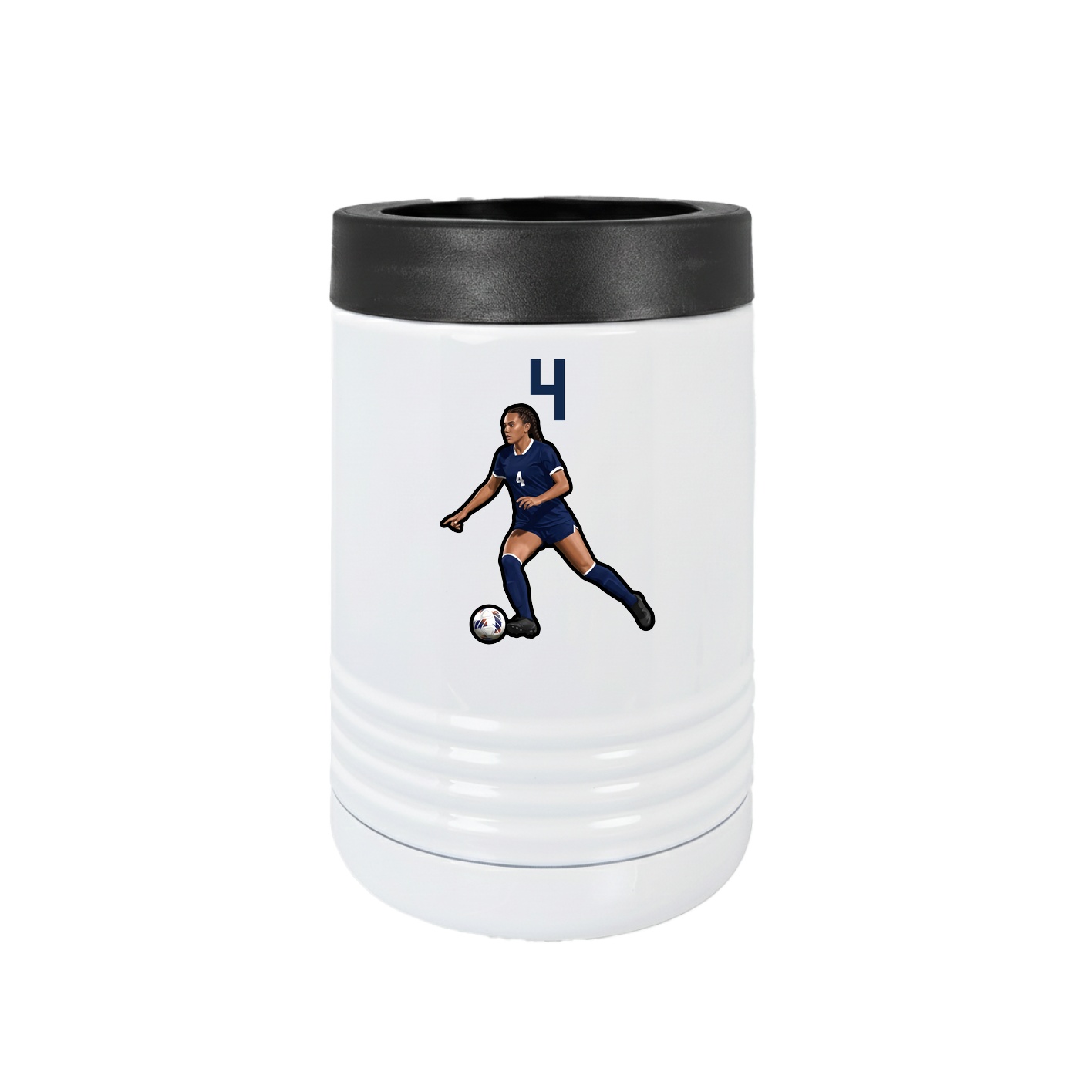 Beverage Holder — Number Top in White
