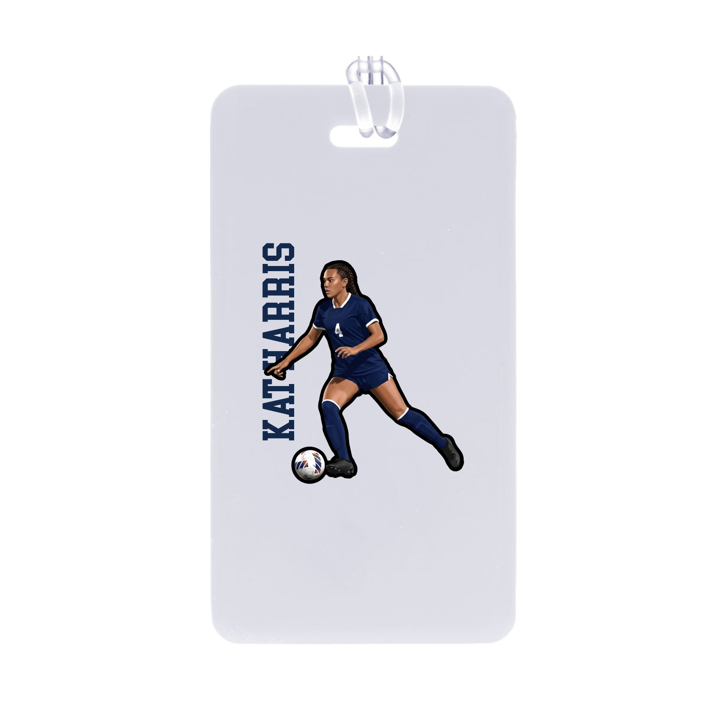 Bag Tag — Name Vertical in Classic