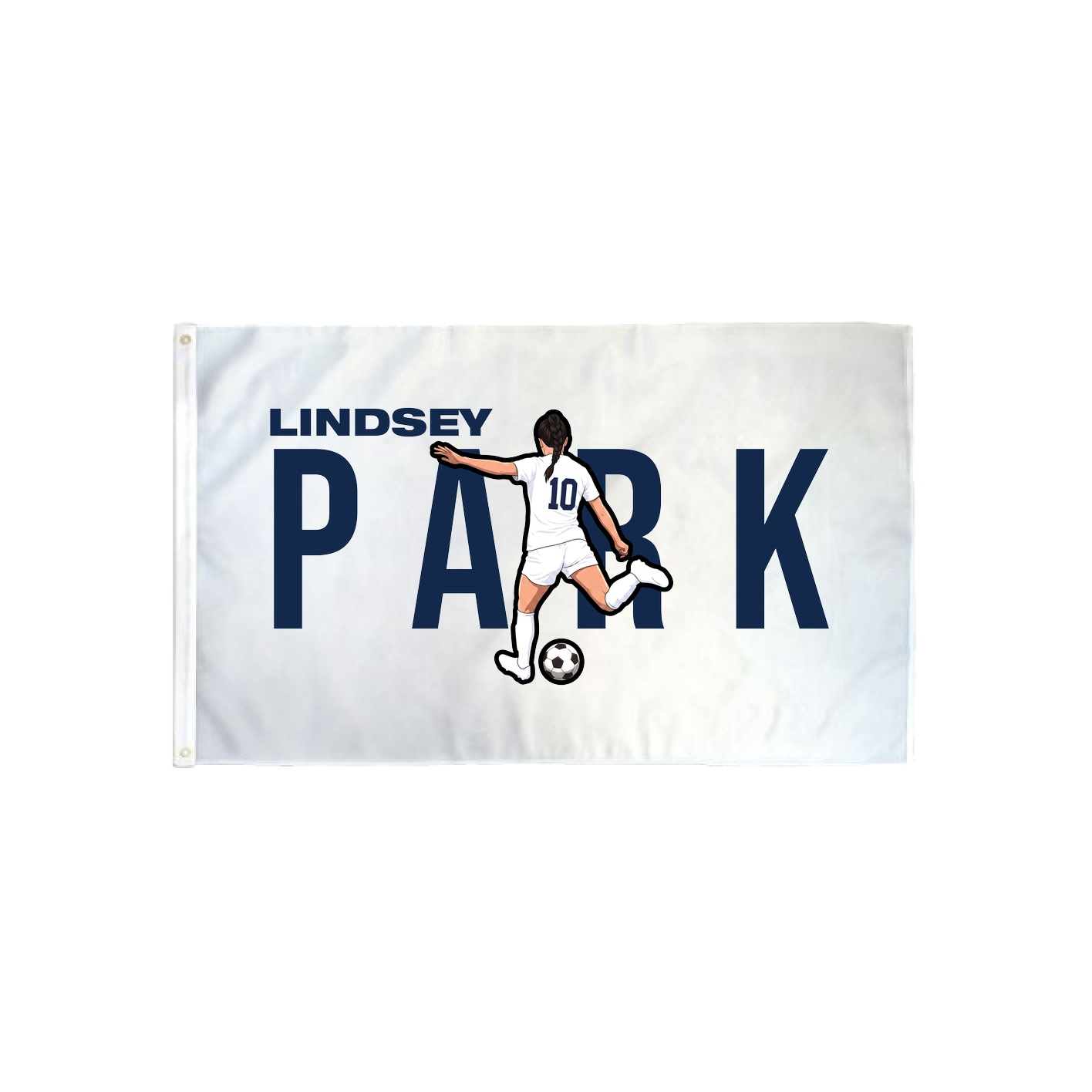 3x5 Flag — Player Name in Classic