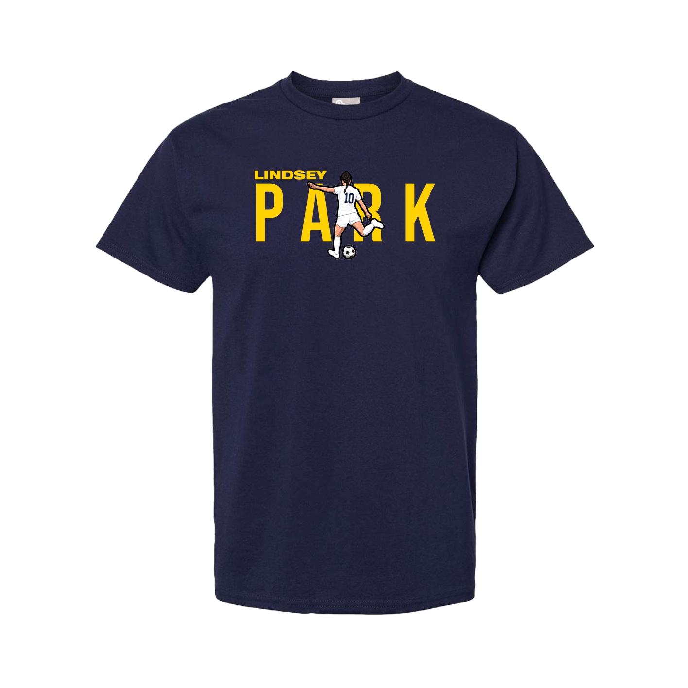 Youth Tee — Player Name in Navy