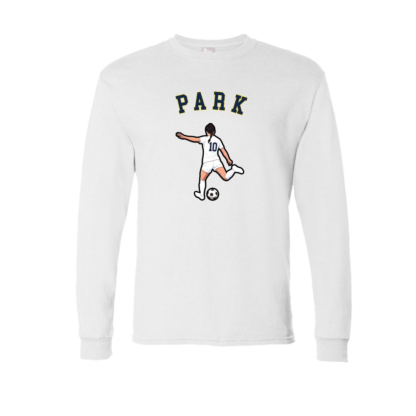 Long Sleeve Tee — Shirsey Arch in White