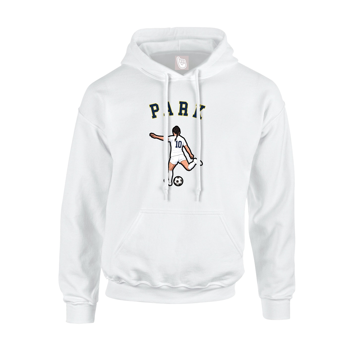 Hoodie — Shirsey Arch in White
