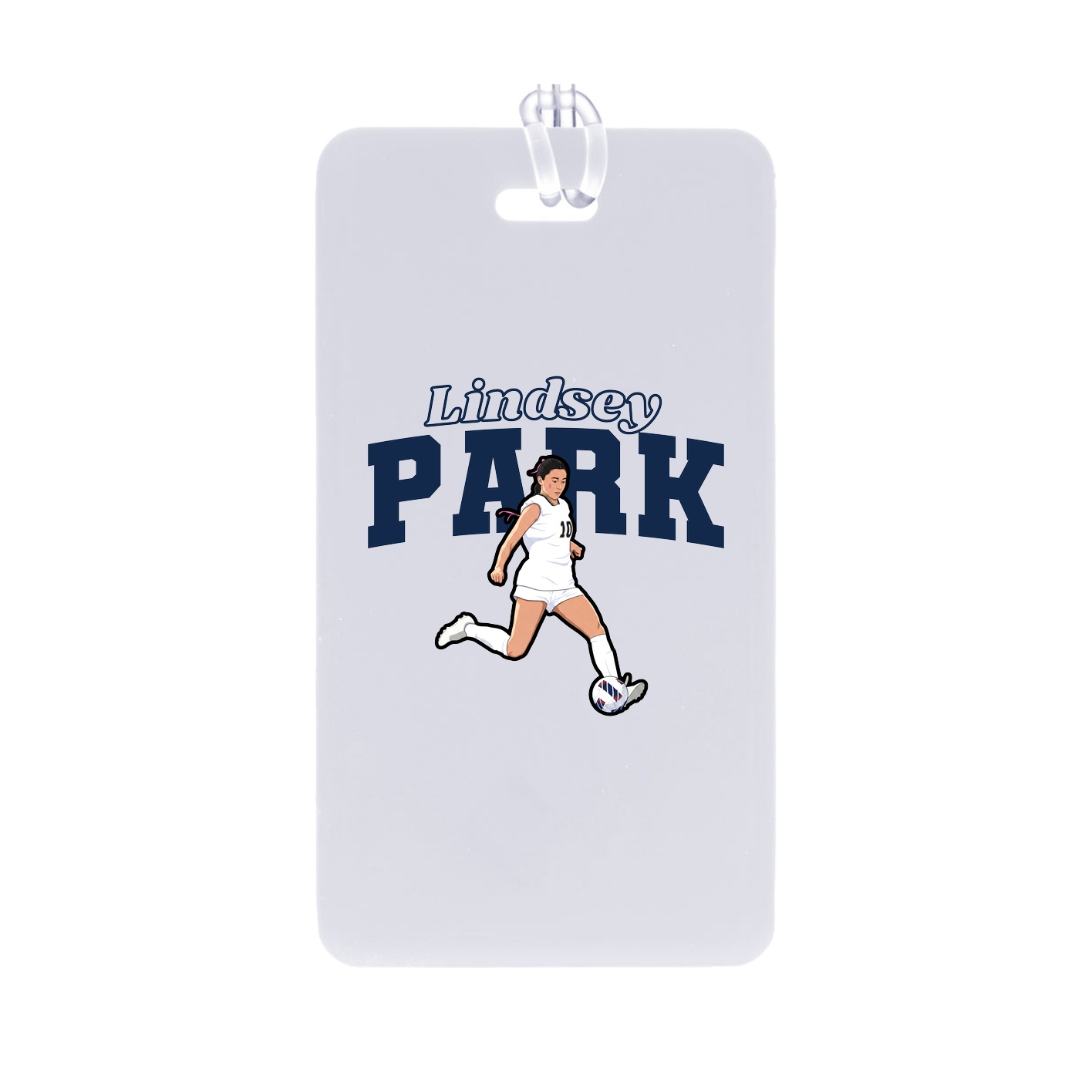 Bag Tag — Name Arch in Classic
