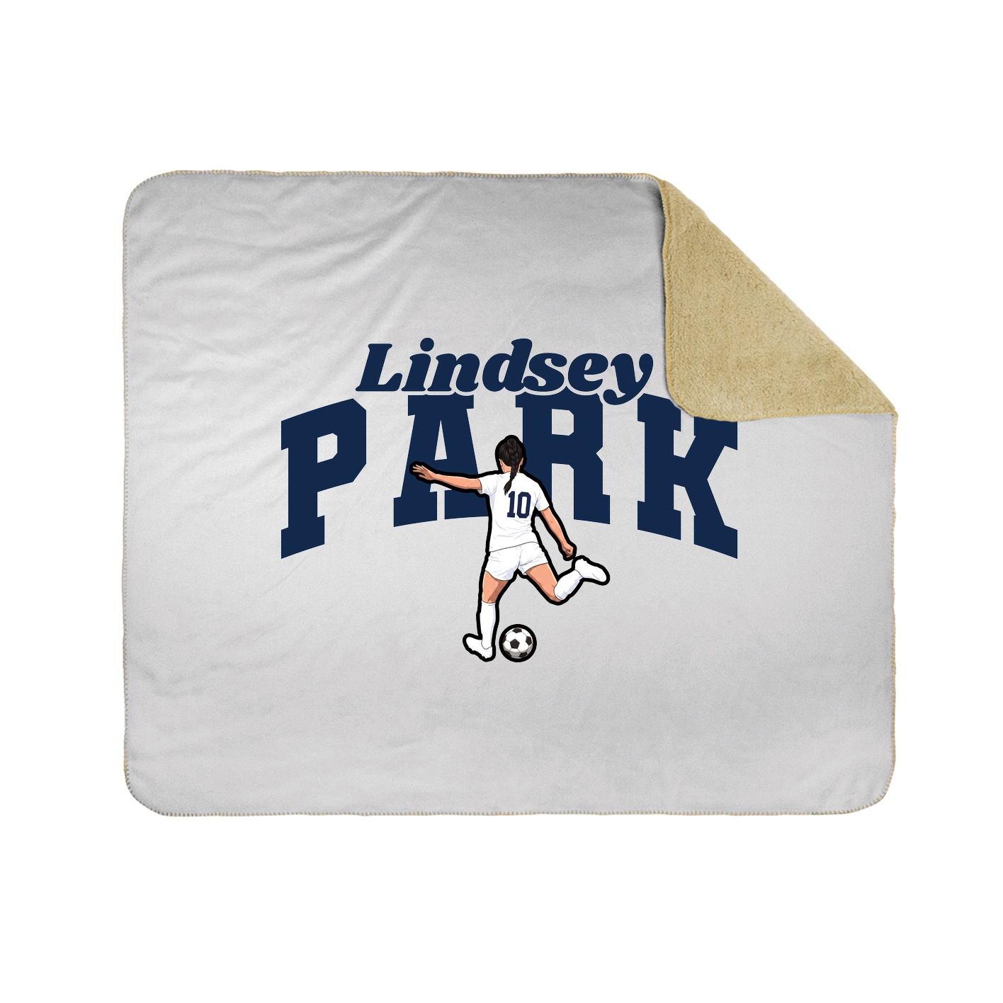 Throw Blanket — Signature Arch in White