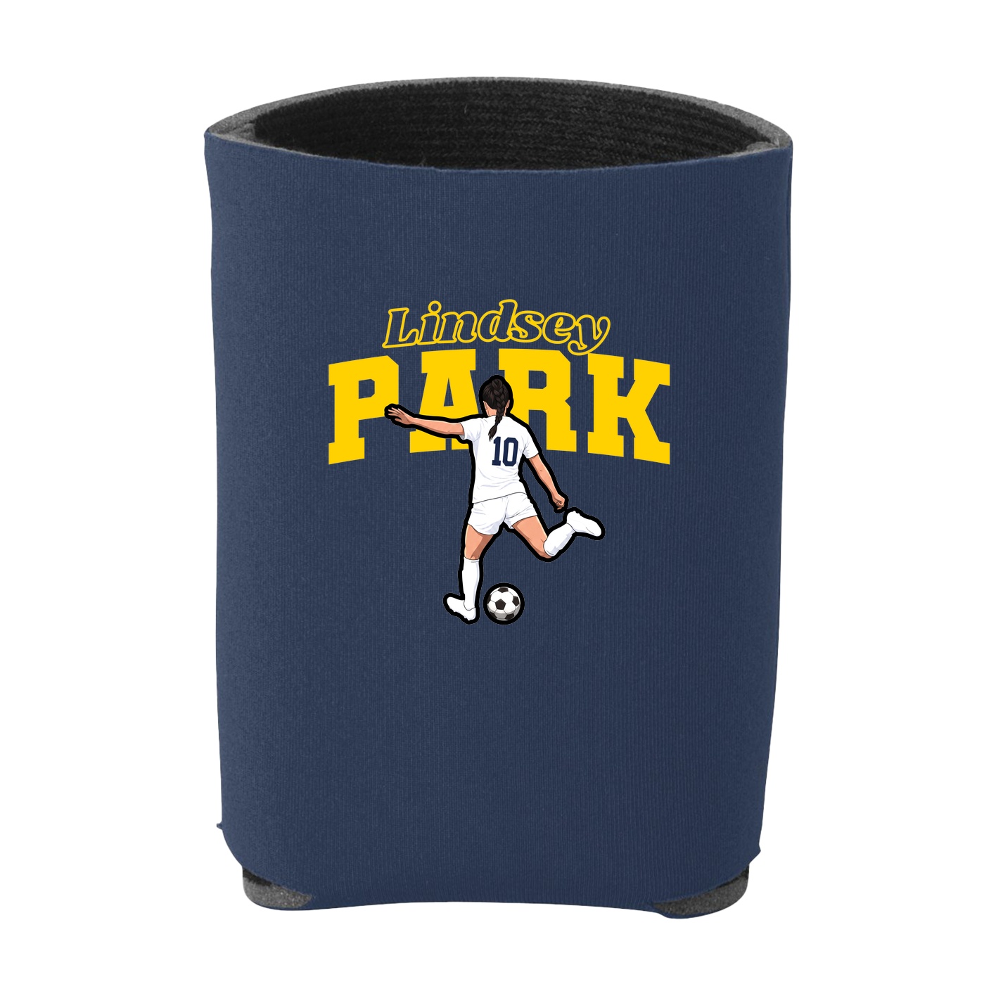 Can Holder — Name Arch in Navy