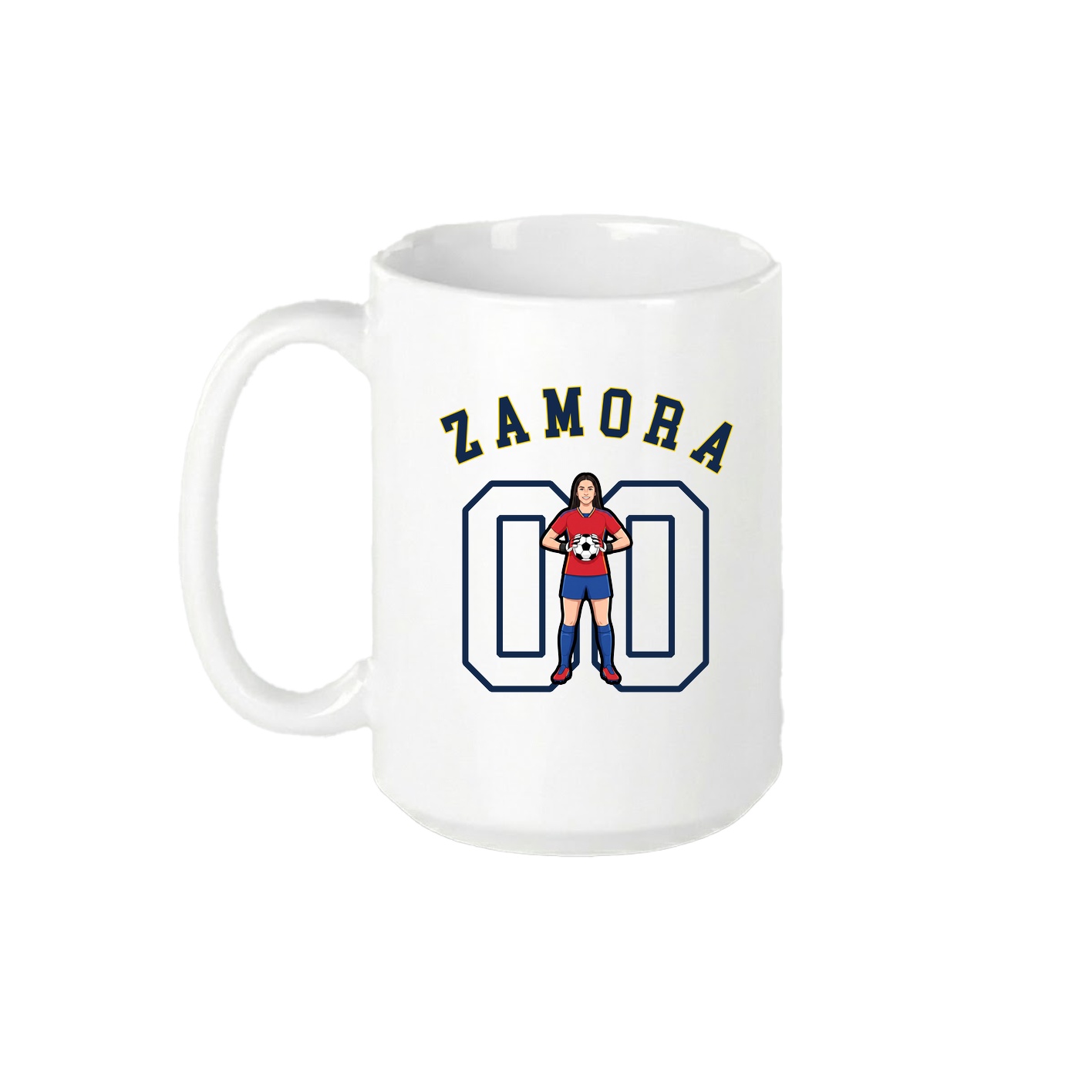15oz Coffee Mug — Shirsey Arch in White