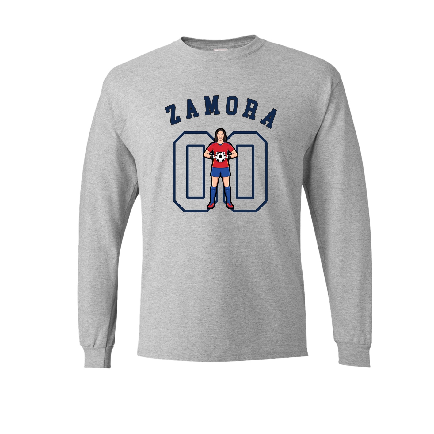 Long Sleeve Tee — Shirsey Arch in Grey
