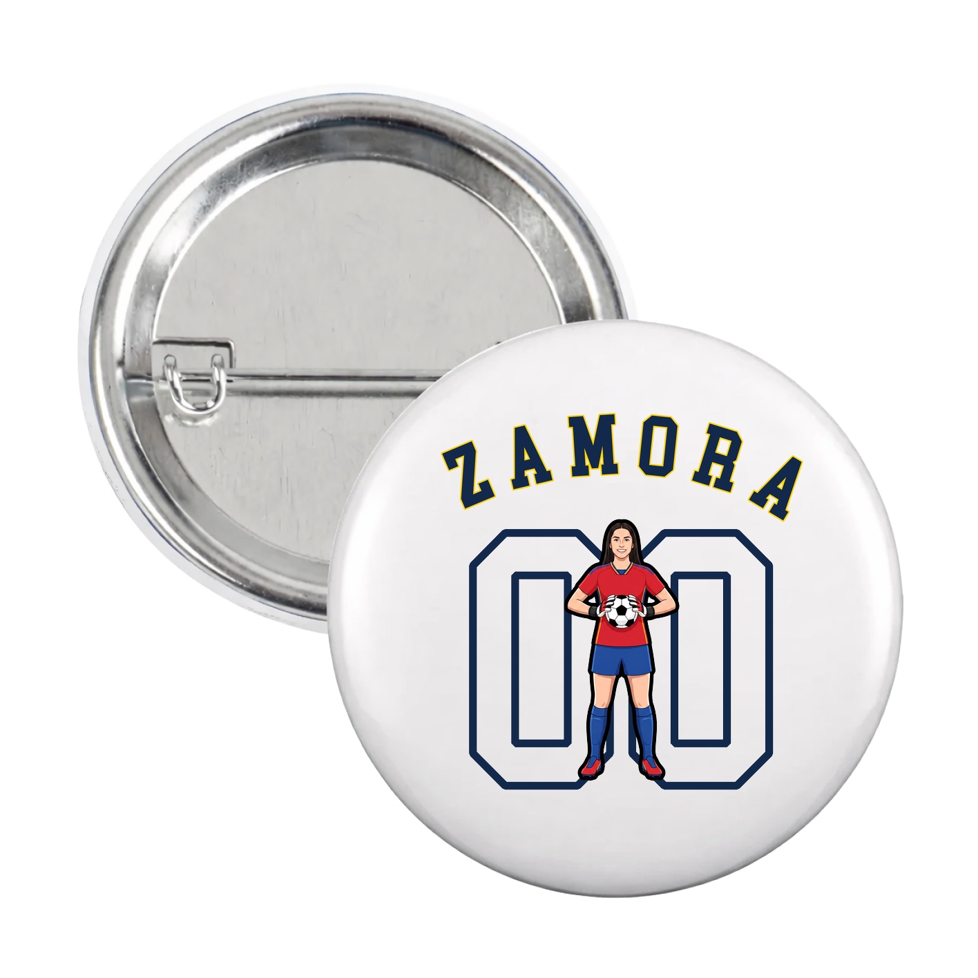 Game Day Button — Shirsey Arch in White