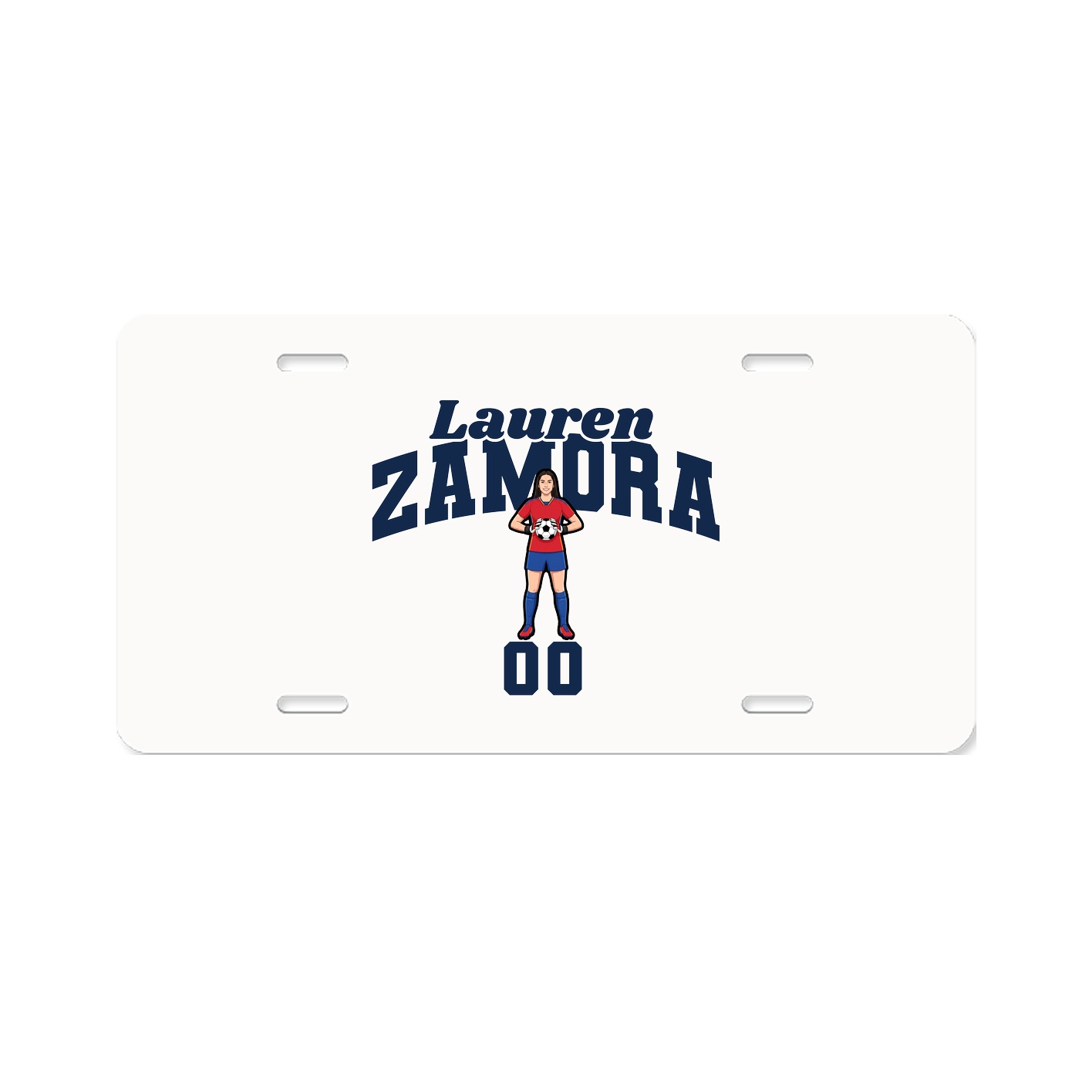 License Plate — Signature Arch in Classic